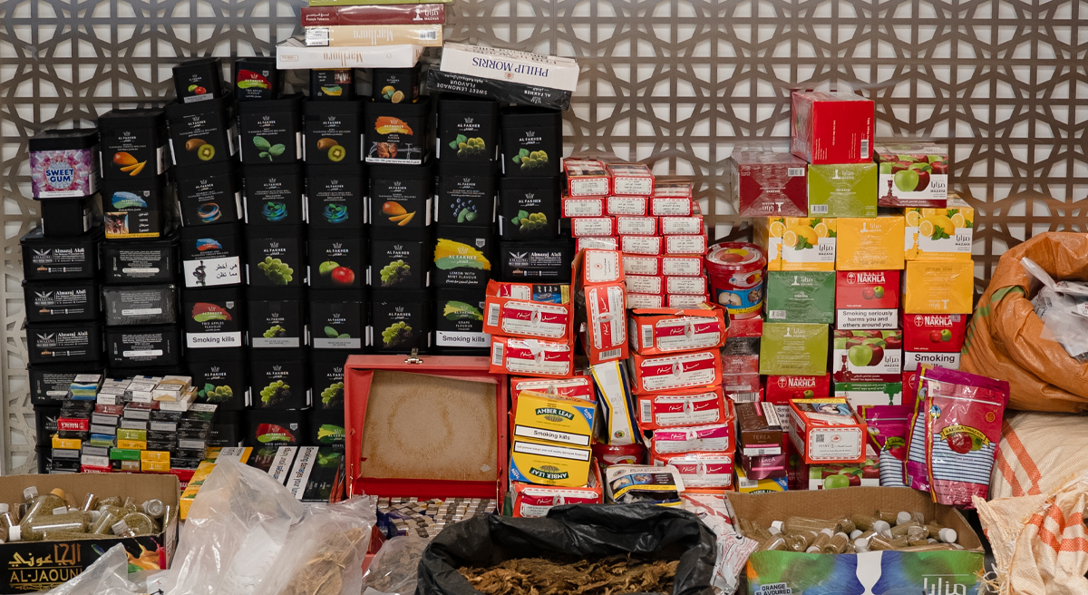 General Tax Authority Seizes Over 200 Kilograms of Unauthorised Tobacco Products at Several Retail Outlets